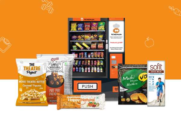 Snack and food vending machine
